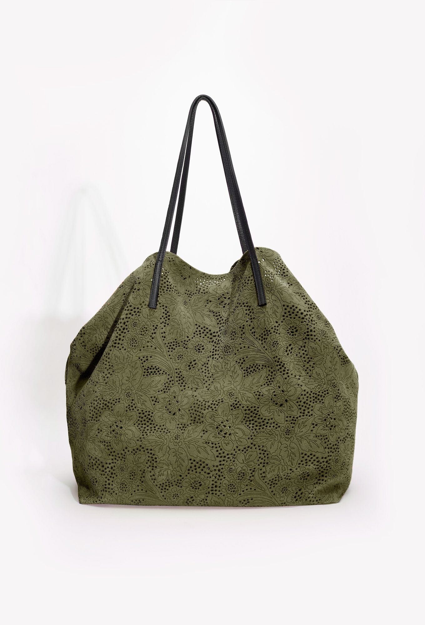 Vinci Suede Tote
