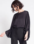 Batwing Silk Top