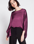 Batwing Silk Top