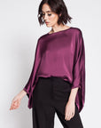 Batwing Silk Top