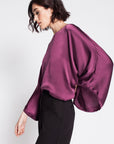 Batwing Silk Top