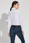 White - Emily is 5’10, dress size 2. Wearing XS