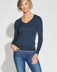 Navy - Deb is 5’10, dress size 6. Wearing XS