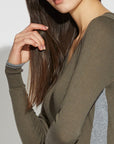 Sage - Emily is 5’10, dress size 2. Wearing XS