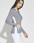 Grey - Emily is 5’10, dress size 2. Wearing XS