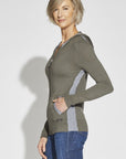 Sage - Deb is 5’10, dress size 6. Wearing XS