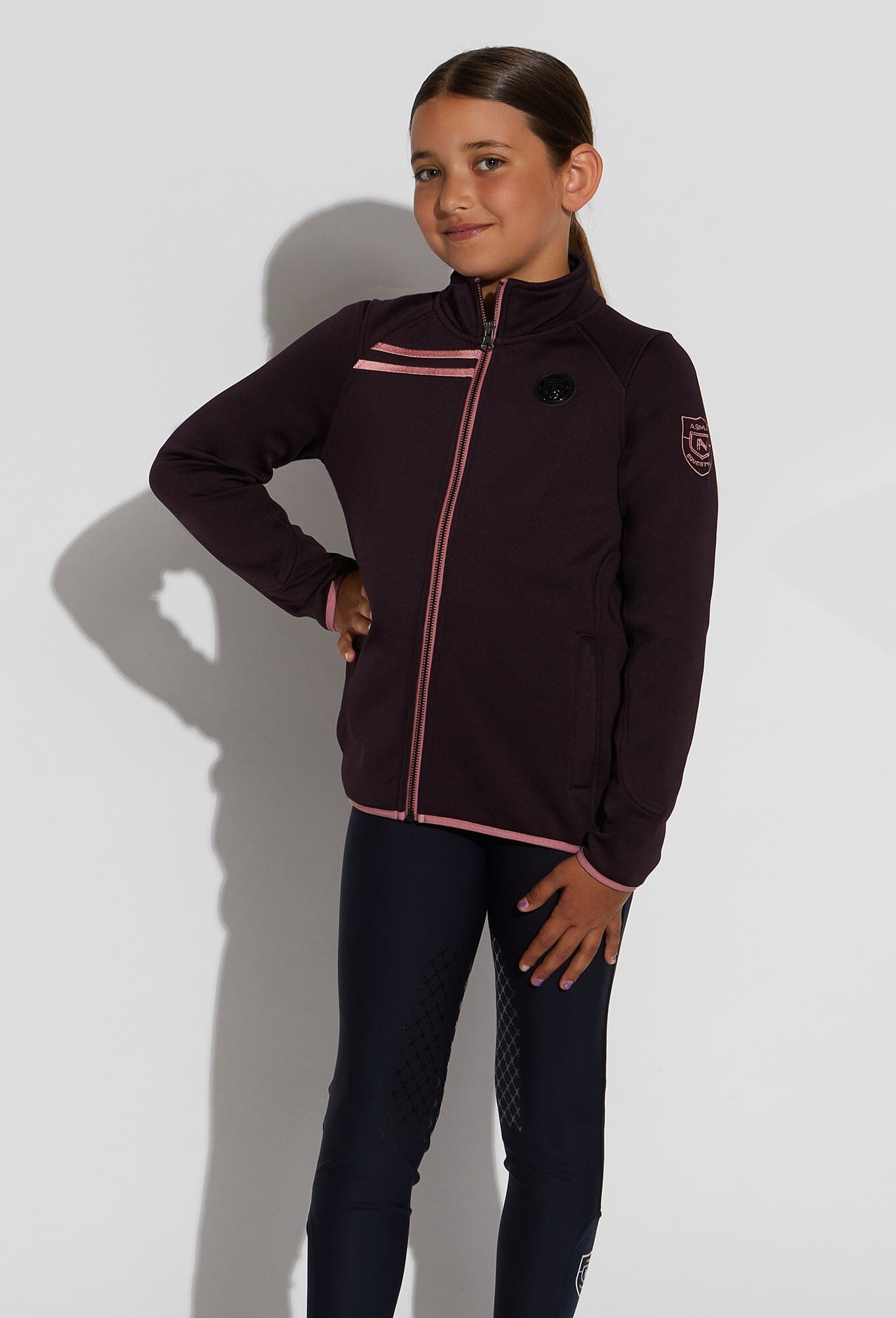 Missy Velour-Lined Zip-Up – Asmar Equestrian