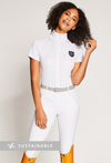 White - Kiki is 5’9, dress size 4. Wearing XS