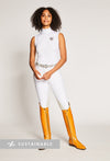 White - Kiki is 5’9, dress size 4. Wearing XS