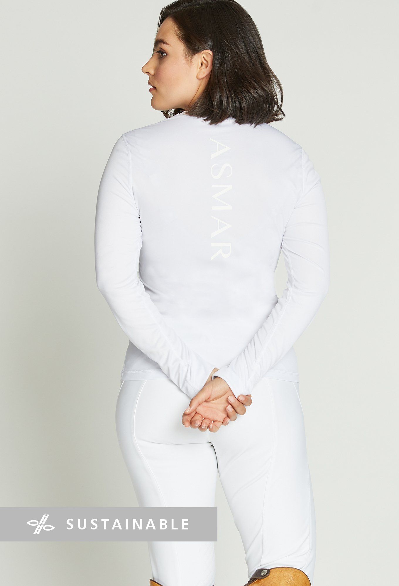 Chemise D'équitation Manches Longues NOEL ASMAR Equestrian Berry - Femme Taille L