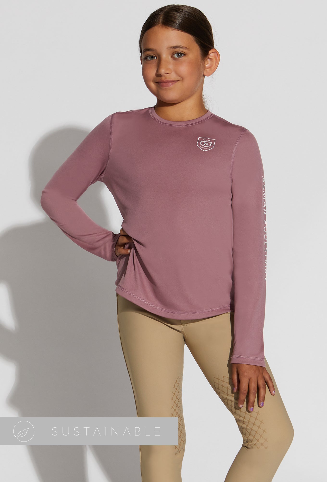 Youth Sustainable Sun Shirt Asmar Equestrian