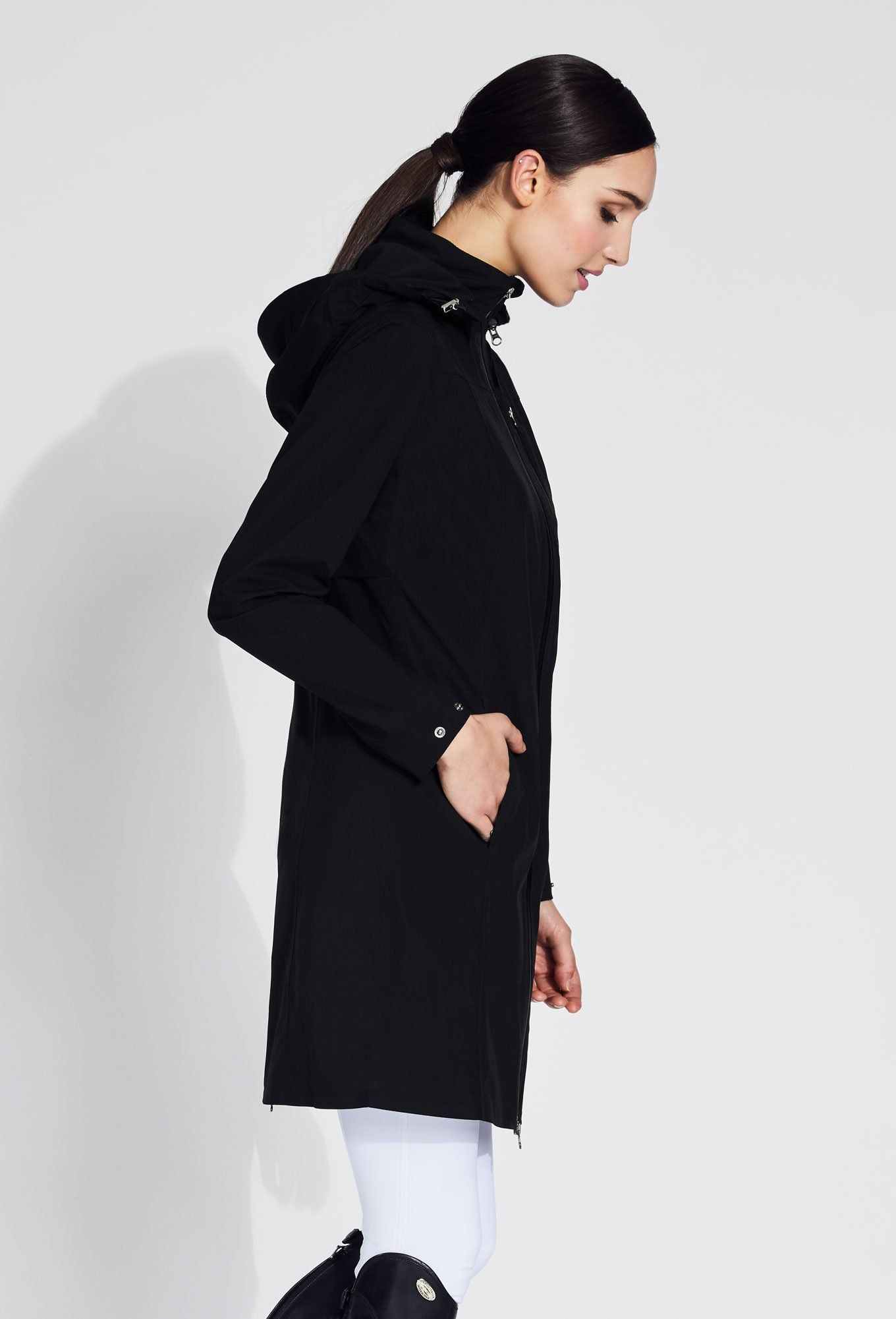 ノエルアスマール NOEL ASMAR EQUESTRIAN ストレッチ ライディングジャケット XS ブラック レディース 乗馬 馬術 Seam Sealed All Weather Rider – Asmar Equestrian