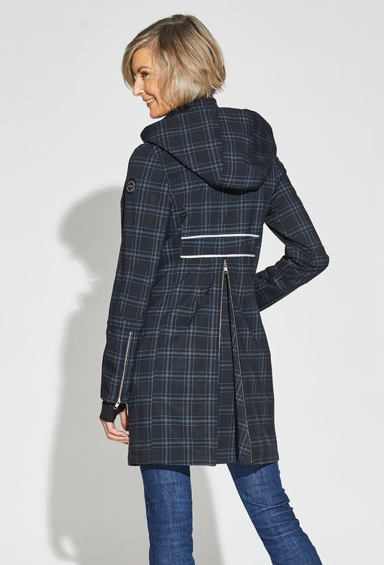 Black/Plaid - Deb is 5’10, dress size 6. Wearing S