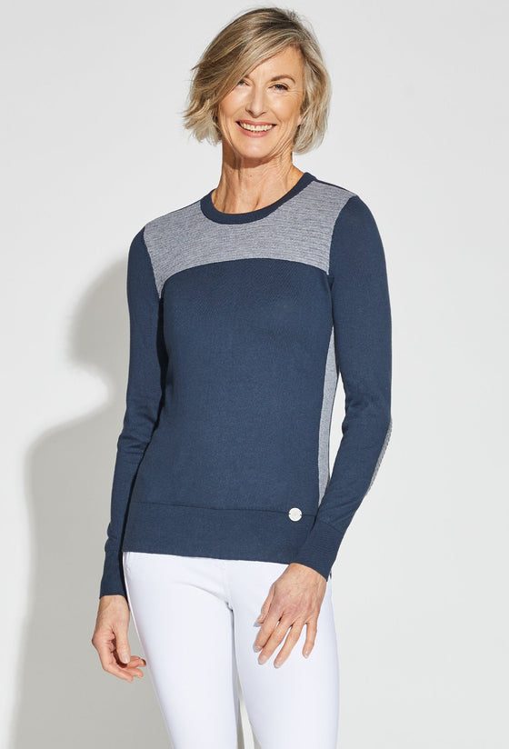 Navy - Deb is 5’10, dress size 6. Wearing XS