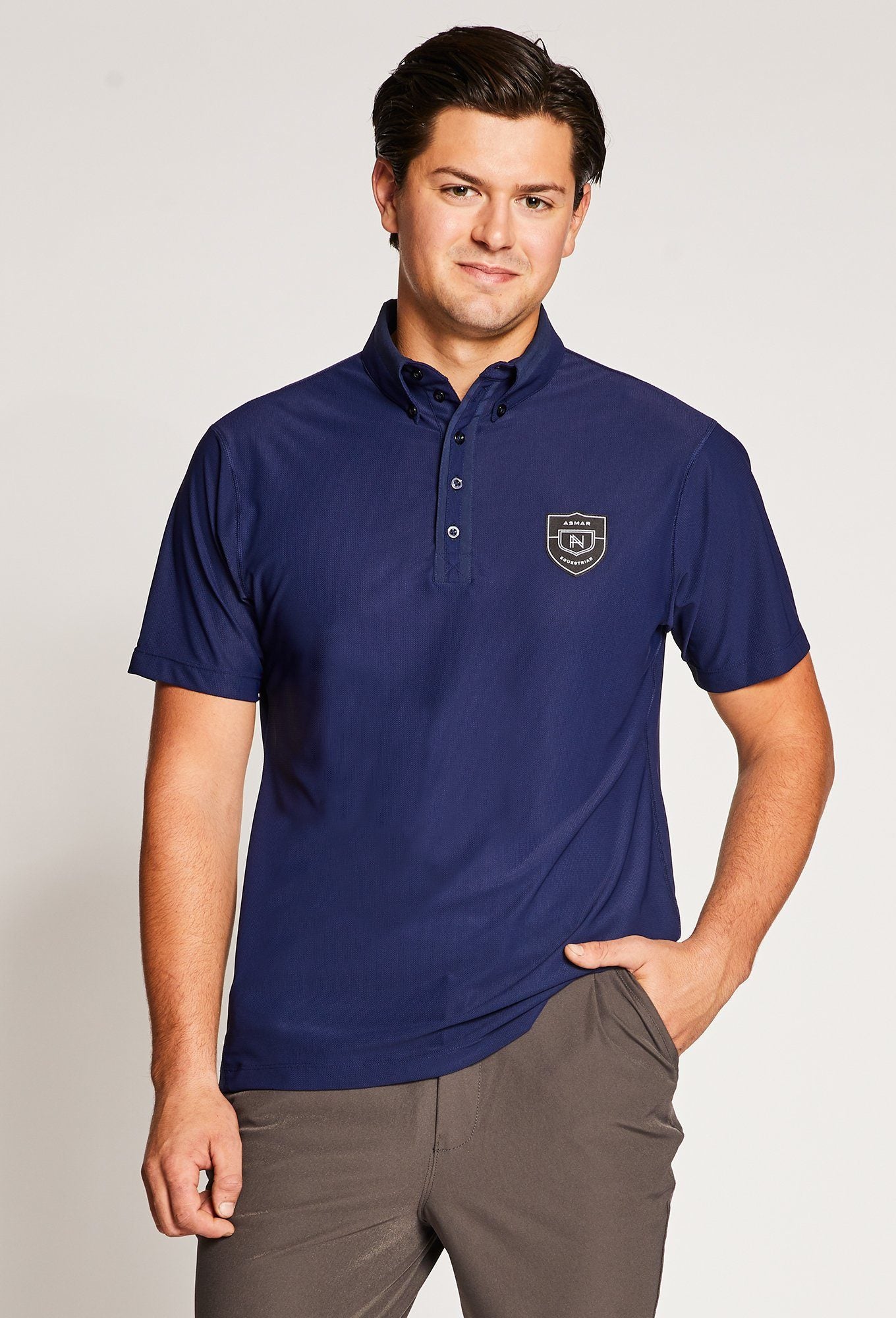 mens mesh polo