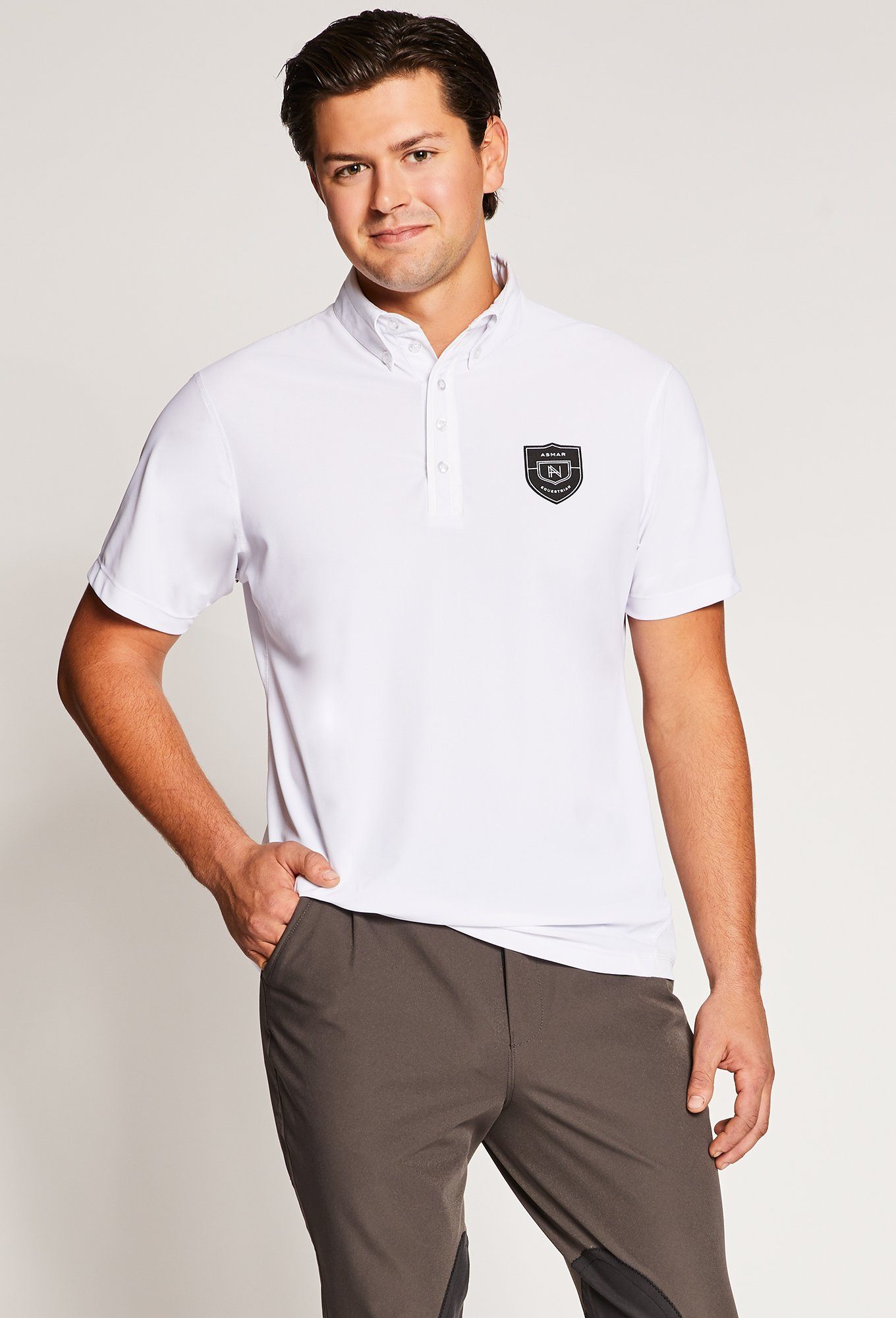 mens mesh polo