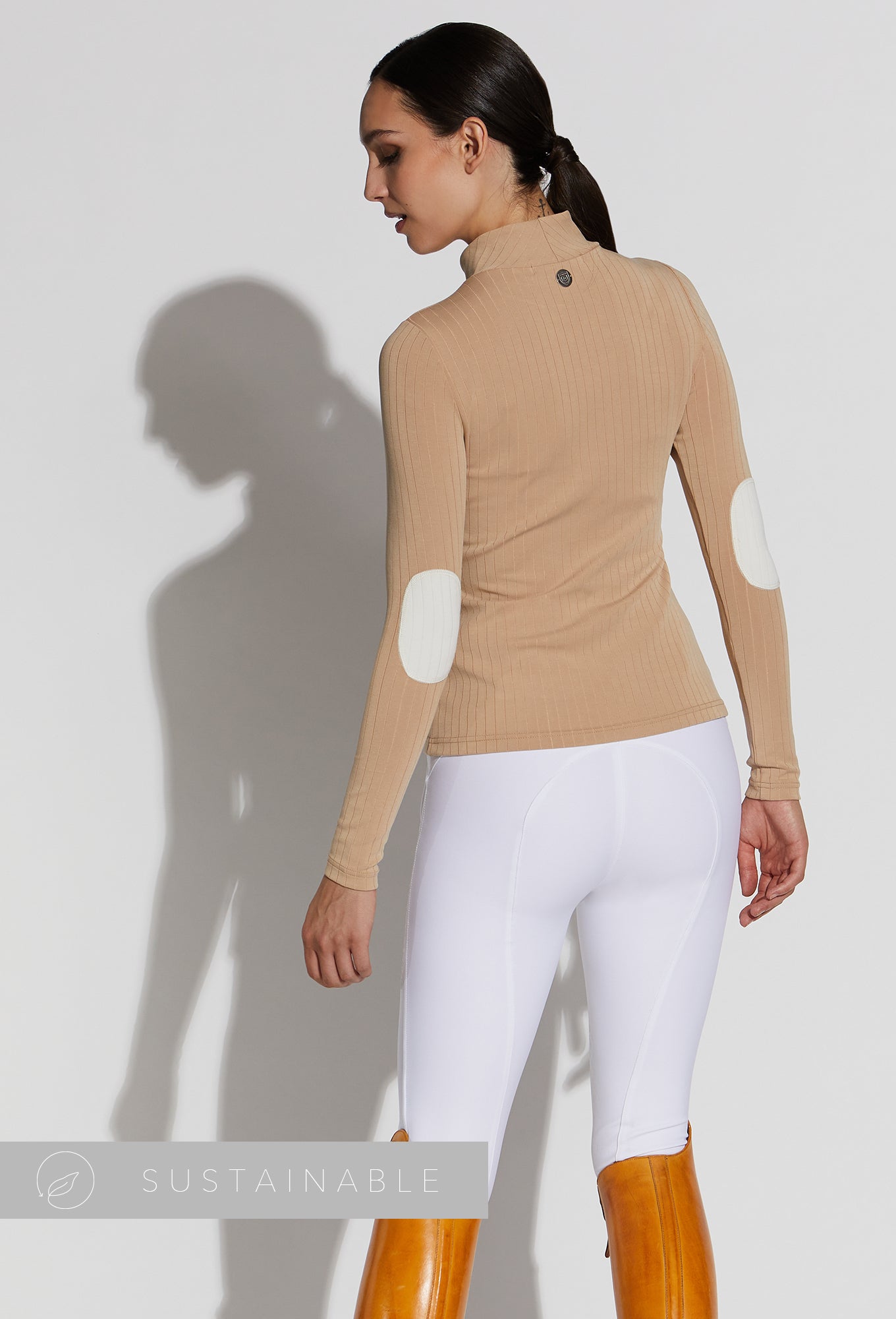 Jackie Tencel Ribbed Mockneck