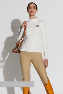  Jackie Tencel Ribbed Mockneck