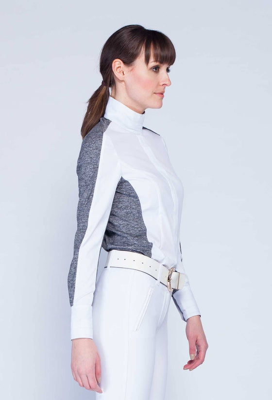 White W/Heather Grey